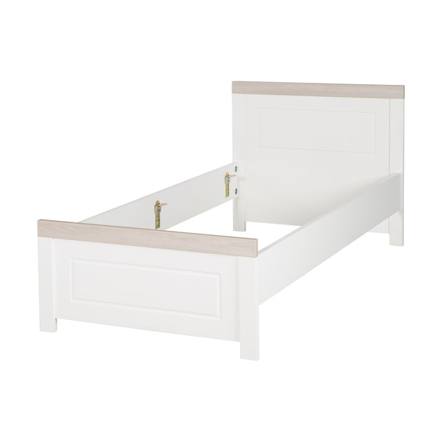 Letto per ragazzi 'Felicia' 90 x 200 cm - Bianco - Decorazione in legn –  roba