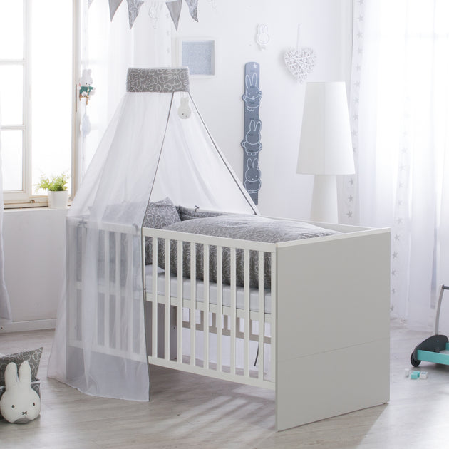 Dosel de cuna con soporte - Colección Blanco Puro