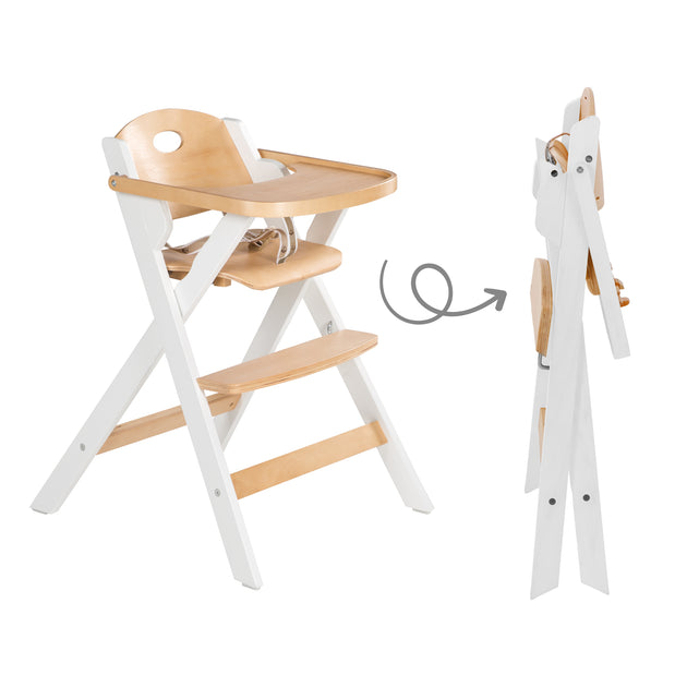 Buy Foldable Wooden High Chair For Baby & Toddler Online - Springtek
