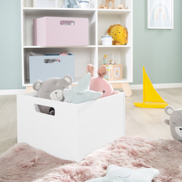 Aufbewahrungsbox für Stauraum – roba Deko, Spielzeug, Kinderzimmer, für weiß