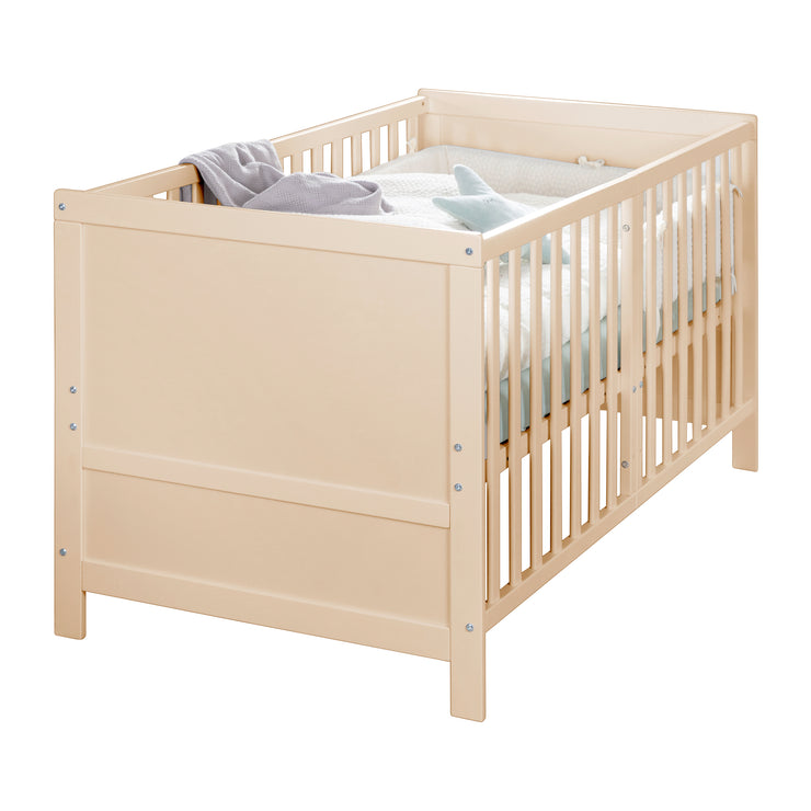 Letto per bambini combinato Sonno facile 70x140 compresi gli angoli di conversione - Natura in legno