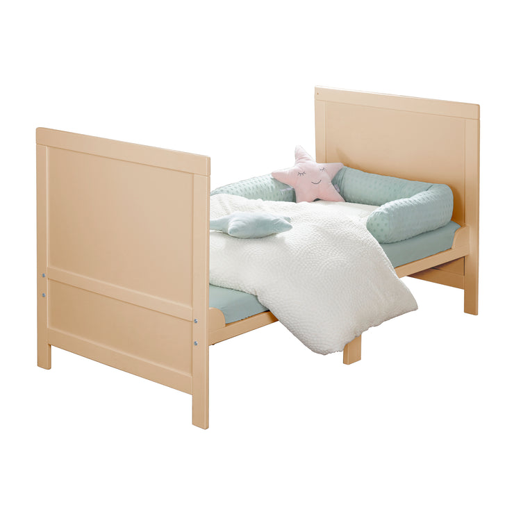 Letto per bambini combinato Sonno facile 70x140 compresi gli angoli di conversione - Natura in legno