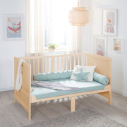 Letto per bambini combinato Sonno facile 70x140 compresi gli angoli di conversione - Natura in legno