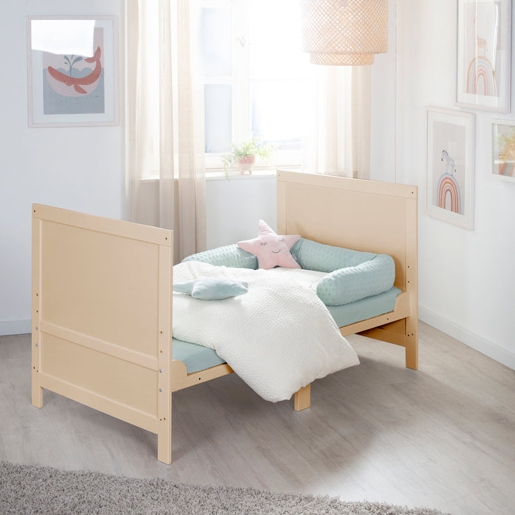 Letto per bambini combinato Sonno facile 70x140 compresi gli angoli di conversione - Natura in legno