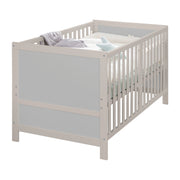 Cama combinada para niños Fácil sueño 70x140 incluyendo esquinas de conversión - gris claro