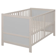 Cama combinada para niños Fácil sueño 70x140 incluyendo esquinas de conversión - gris claro