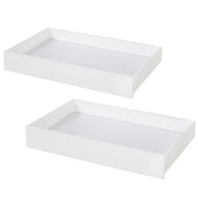 2 tiroirs set pour le lit de maison Montessori 90 x 200 cm - blanc