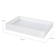 2 tiroirs set pour le lit de maison Montessori 90 x 200 cm - blanc