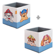 Scatole portaoggetti 'Paw Patrol' 2 pezzi - Blu / Bianco