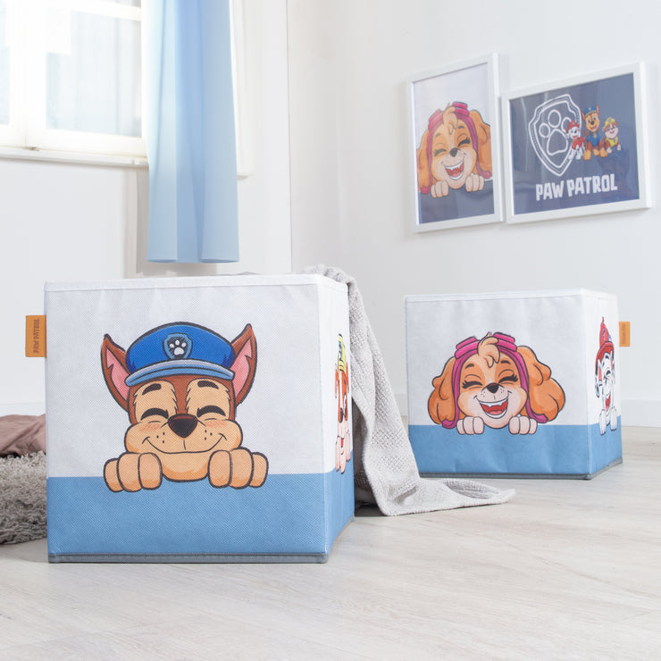 Scatole portaoggetti 'Paw Patrol' 2 pezzi - Blu / Bianco