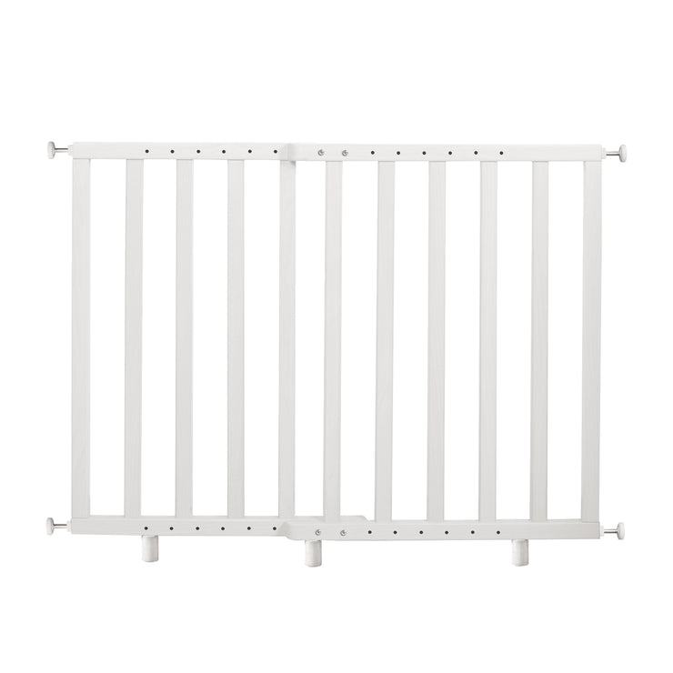 Barrera de seguridad para puertas con presión, blanca, ancho 62 - 106 cm, barrera para escaleras para niños y mascotas