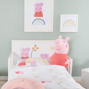 Toddler theme bed 'Peppa Pig' 70 x 140 cm including slatted frame & bed linen