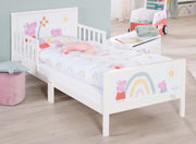 Toddler theme bed 'Peppa Pig' 70 x 140 cm including slatted frame & bed linen