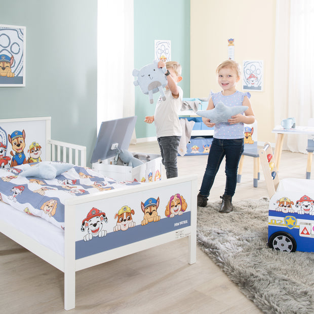 Toddler-Themenbett 'Paw Patrol' 70 x 140 cm inkl. Lattenrost & Bettwäsche