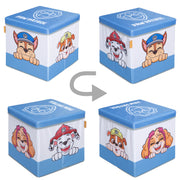 Sedile pieghevole e scatola portaoggetti 'Paw Patrol' - Blu / Bianco