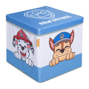 Sedile pieghevole e scatola portaoggetti 'Paw Patrol' - Blu / Bianco