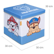 Siège pliable et boîte de rangement 'Paw Patrol' - Bleu / Blanc