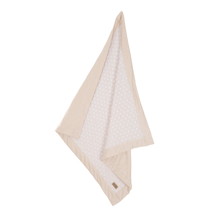 Babydecke 80 x 80 cm 'Frosty Almond' - GOTS & Oeko-Tex zertifiziert - Beige