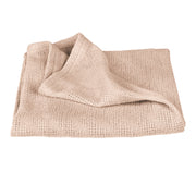 Coperta per neonati 'Frosty Almond' 80x80 in maglia - GOTS & Oeko Tex - Beige