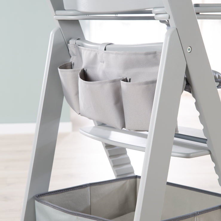 Set de Organizador con Diseño de Estrellas - Compatible con todas las Tronas Born Up y Sit Up - Gris