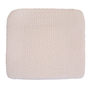 Organic Fitted Cover for Changing Pads 75x85 cm 'Frosty Almond' - Beige