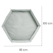 Kasmen Inserisci "Roba Style", per la riproduzione a 6 core, imbottitura sul lato sicuro, verde gelido