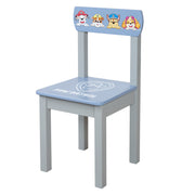 Conjunto de asientos para niños 'Paw Patrol' - 2 sillas infantiles y mesa para niños - Azul / Gris