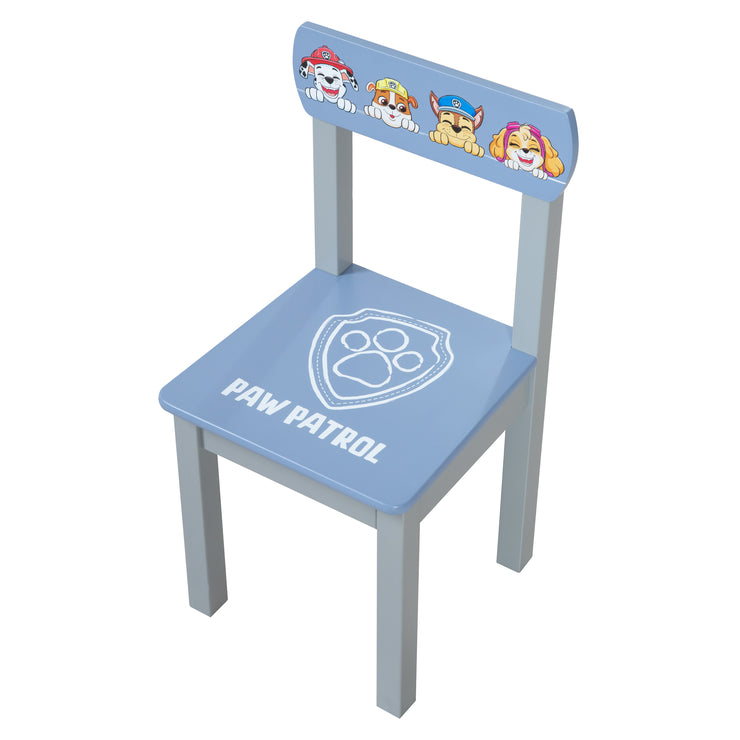 Children's Seating Group 'Paw Patrol' - 2 Children's Chairs & Table - Blue / Gray