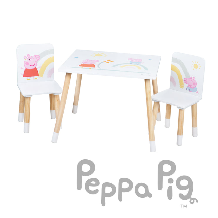 Kindersitzgruppe \'Peppa Pig\' - 2 - der Serie Motiv Stühle Tisch – - roba + 1