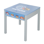 Paw Patrol Children's Table Set with Reversible Top & Seat Box - Gray / Blue