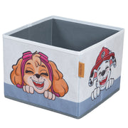 Banc pliable 'Paw Patrol' + boîtes en toile - Transformable en pupitre d'école