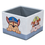 Panca pieghevole "Paw Patrol" + Box in tela - Trasformabile in banco di scuola