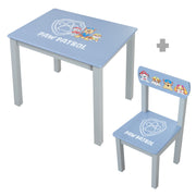 Kindersitzgruppe Paw Patrol - Kinderstuhl + Tisch - 2er Set