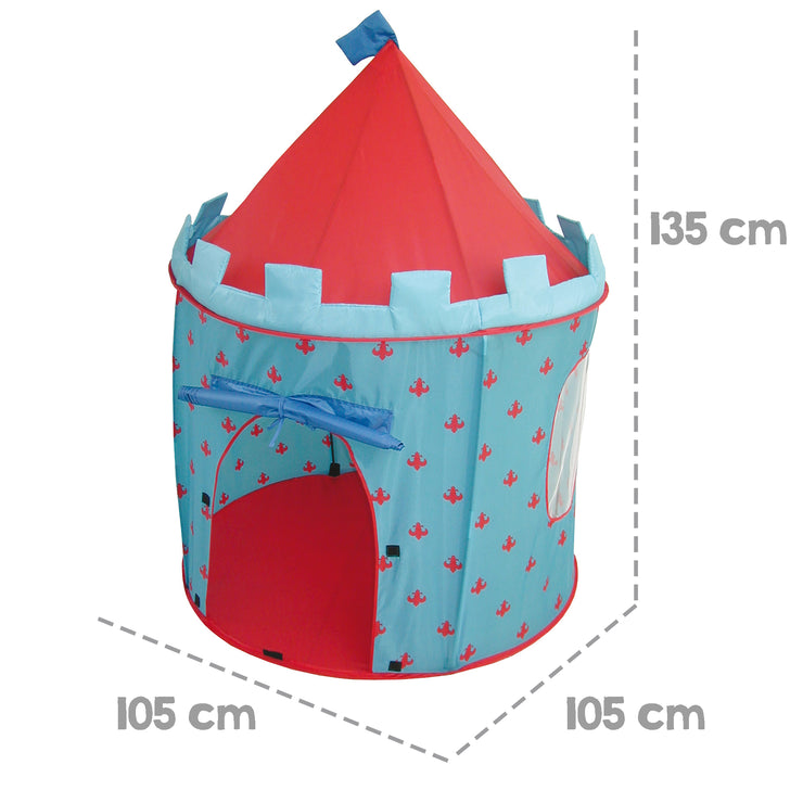 Play & Children's Tent 'Knight's Castle', Playhouse Made of Fabric, Includes Bag