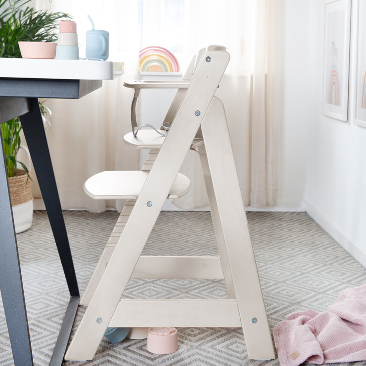 Chaise Haute pour Bébé 'Sit Up Flex' - Évolutive jusqu’à une Chaise Jeune - Stone Washed