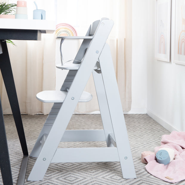 Treppenhochstuhl 'Sit Up Flex', mitwachsend bis zum Jugendstuhl, Holz taupe
