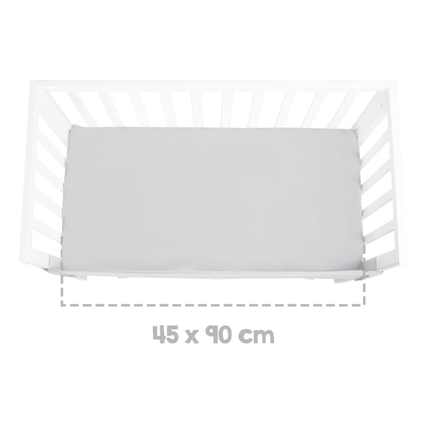 Side bed 'Roba Style' 2 in 1, white, including mattress, nest & barrier