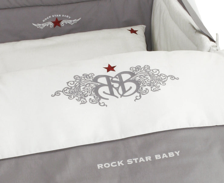 Kinderbettgarnitur \'Rock Star Baby 1\', roba 1 Bettset mit – 4-tlg, Bettwäsche