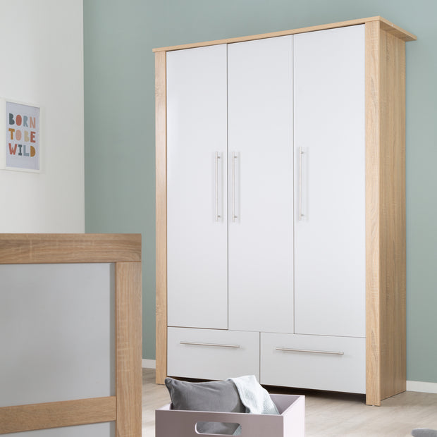 Armoire «Matilda» 3-Trg. incl. 2 tiroirs avec une technologie de fermeture douce