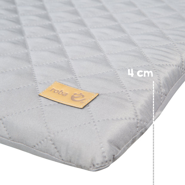 Letto di casa 60 x 120 cm, certificato FSC, bianco, regolabile 6 volte, adatto come letto per bambini e laterali