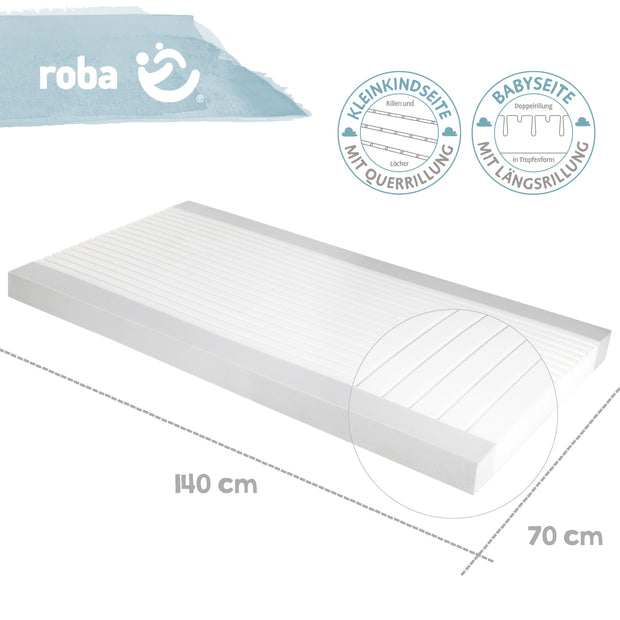 Baby bed mattress 'Safe Asleep®', Air Balance Premiummesh, 70 x 140 x 9 cm, optimal sleeping climate