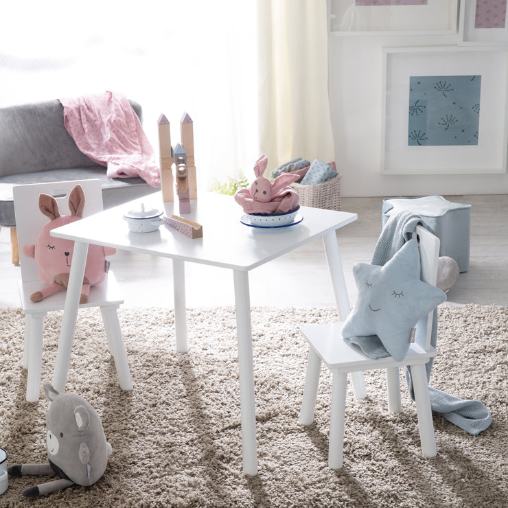 Table d'enfant avec 2 chaises - Sièges Activity- Table d'artisanat - Avec  espace de