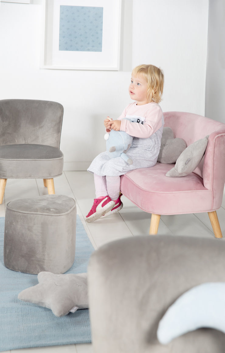 Sillón infantil 'Lil Sofa', cómodo sillón con robustas patas de madera –  roba