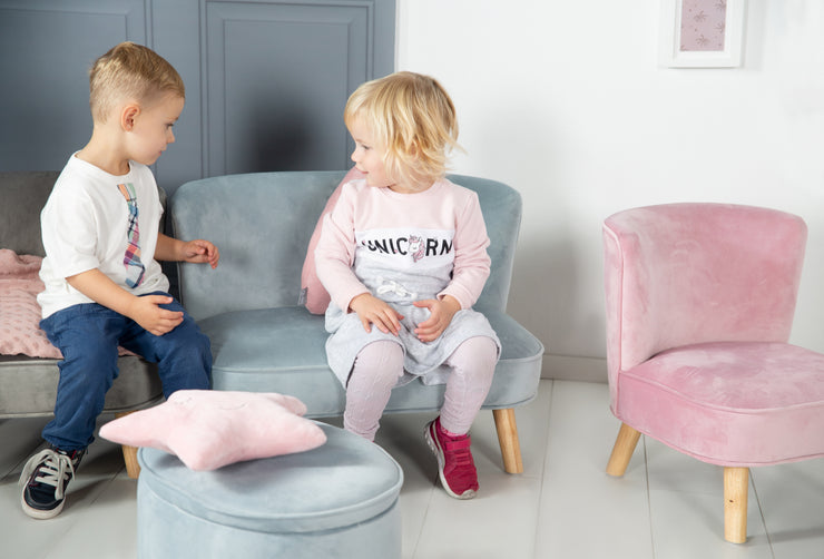 Sillón infantil 'Lil Sofa', cómodo sillón con robustas patas de madera –  roba