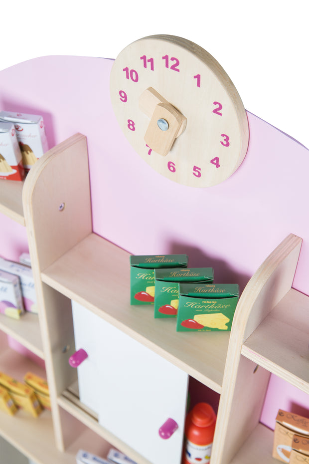 Mueble de almacenamiento infantil con 12 cubos, armario modular con  puertas, motivos de animales, estante de plástico para juguetes, ropa y  bolsas de escuela (rosa) : : Hogar y cocina